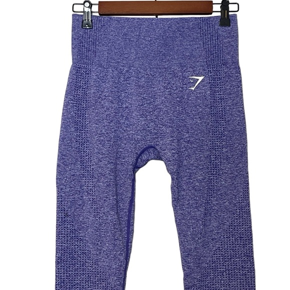 GymShark Vital Seamless 2.0 Leggings Size M Purple Athleisure Gym Workout - Picture 4 of 10